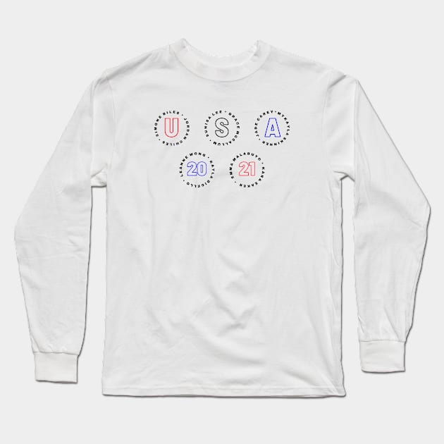 WAG TEAM USE w/ alternates Long Sleeve T-Shirt by Half In Half Out Podcast